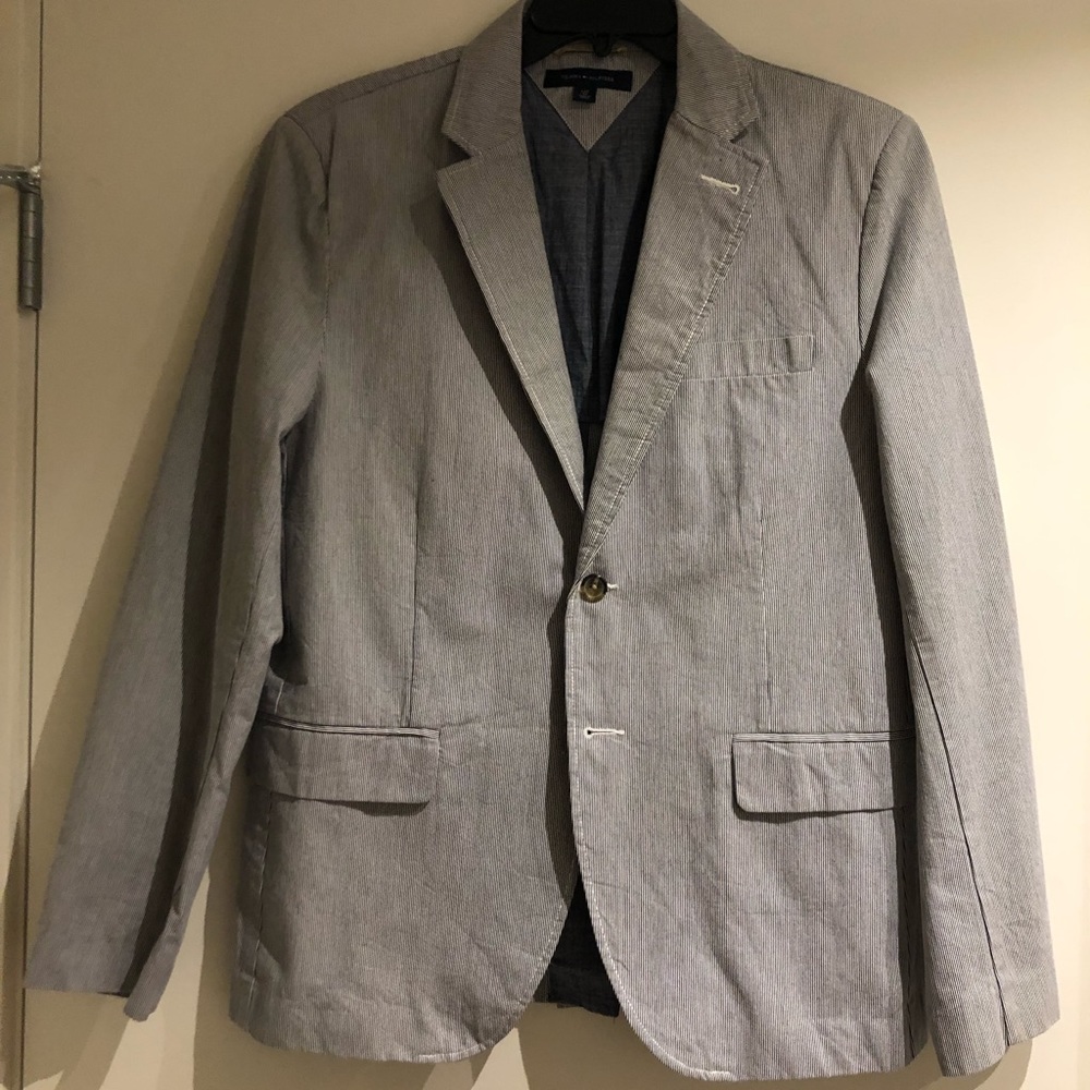 NWOT Tommy Hilfiger Seersucker Blazer